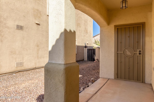 view of entrance to property