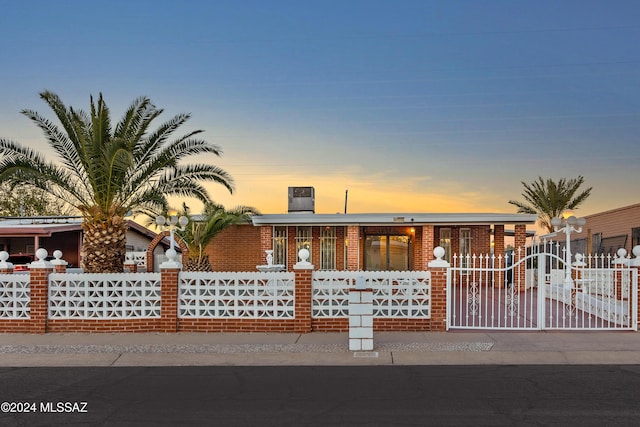 view of front of home