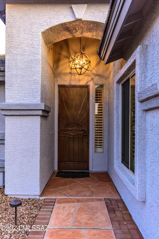 view of entrance to property