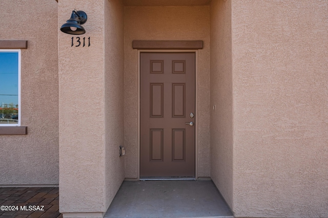 view of property entrance