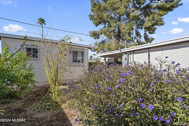 view of property exterior