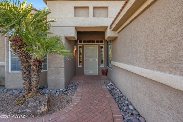 view of entrance to property