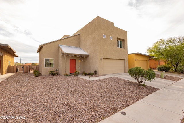 view of pueblo-style house