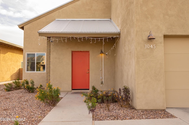 view of entrance to property