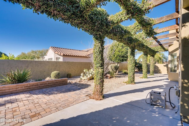 view of patio