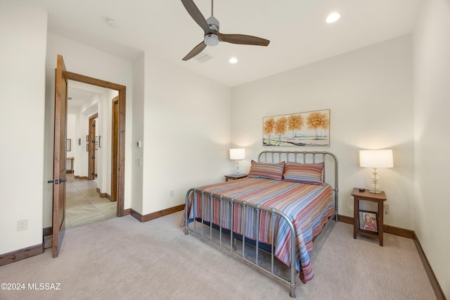 36513 S Cactus Ln, Tucson, AZ 85739 - bedroom with recessed lighting, carpet flooring, and baseboards