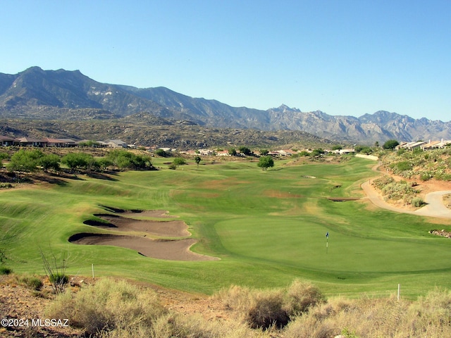 36513 S Cactus Ln, Tucson, AZ 85739 - view of home's community with a mountain view and view of golf course
