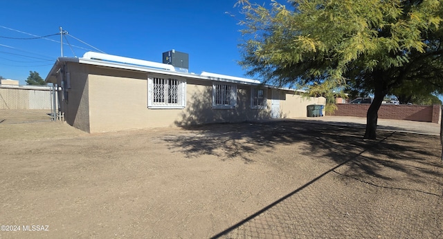 exterior space with central AC unit