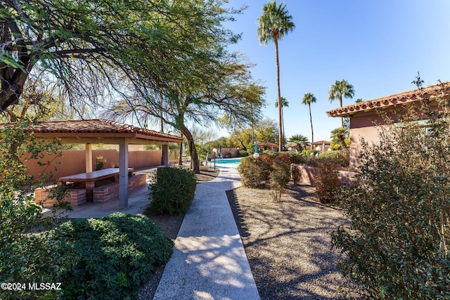 exterior space with a patio area