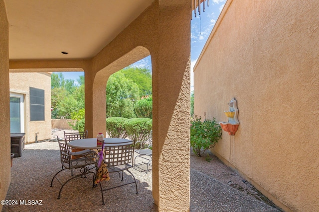 view of patio