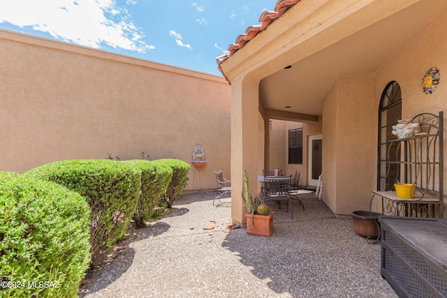 view of patio