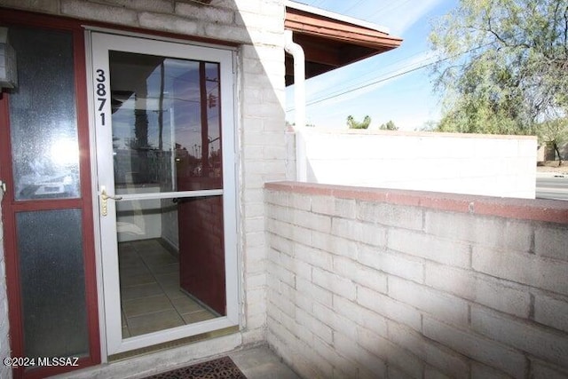 view of property entrance