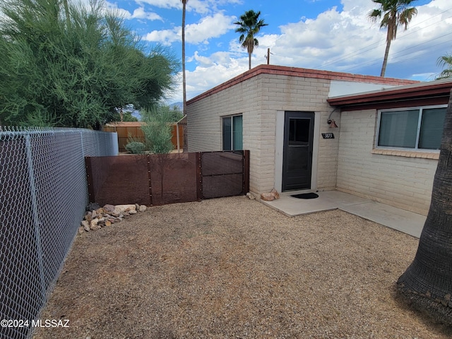 view of rear view of property