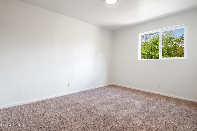 spare room featuring carpet flooring