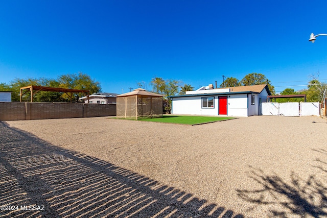 exterior space featuring an outdoor structure