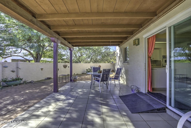 view of patio