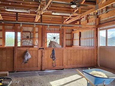 view of horse barn