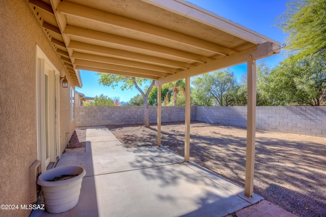 view of patio