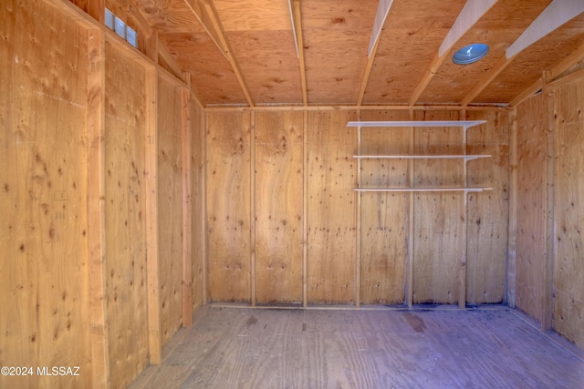 view of storage room