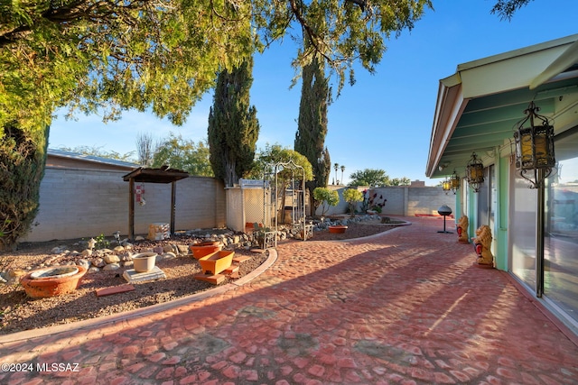 view of patio