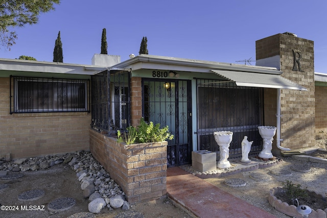 view of entrance to property