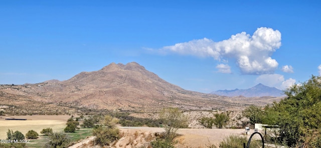 view of mountain feature