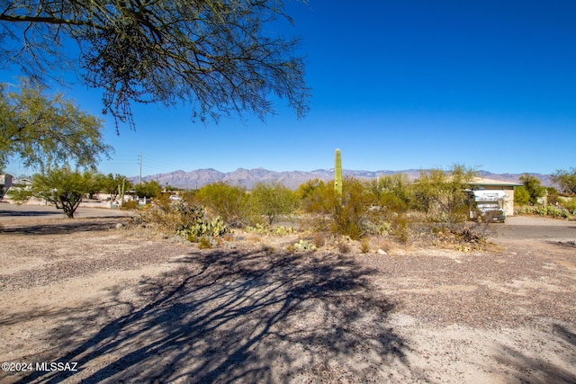 view of street featuring a mountain view