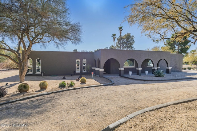 view of southwest-style home