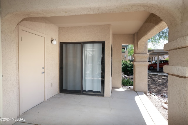 view of entrance to property