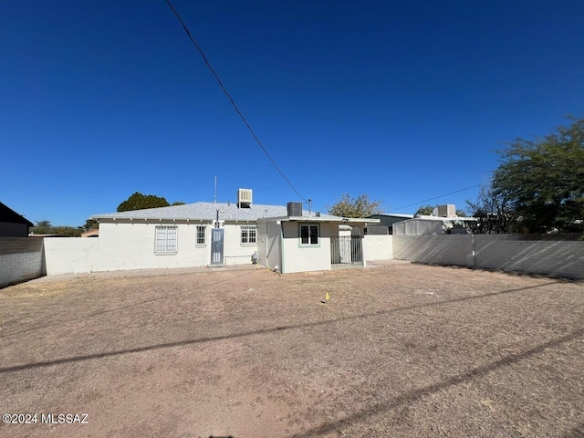 view of rear view of house