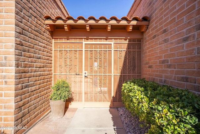 view of entrance to property