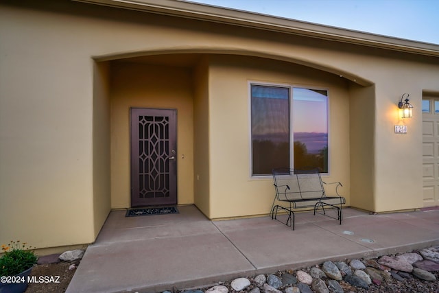 view of entrance to property