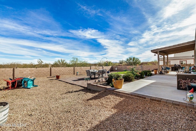 exterior space with a patio area