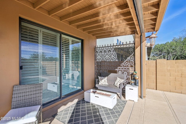 view of patio / terrace