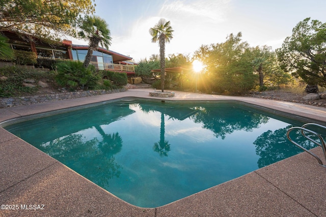 view of pool