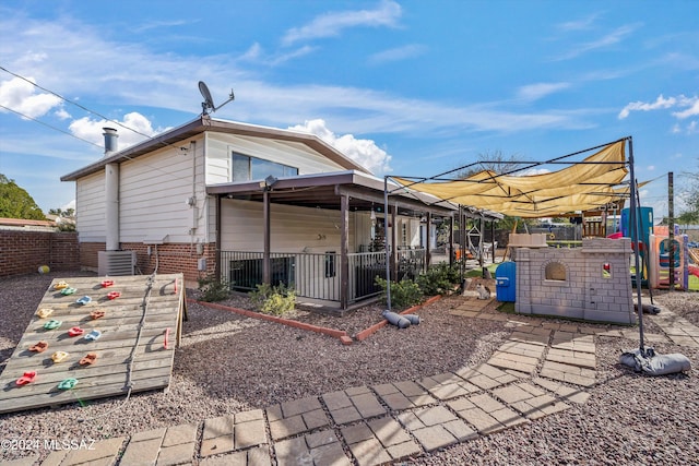 view of back of property