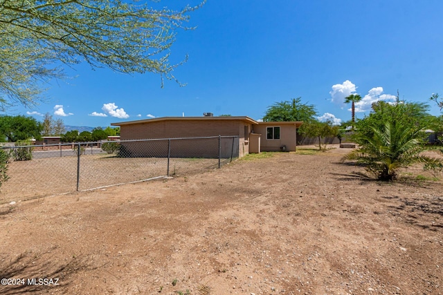 view of back of property