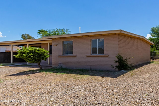 view of ranch-style house