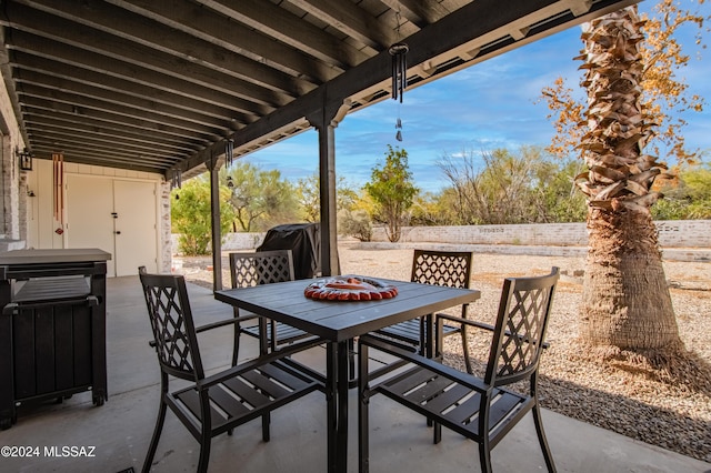 view of patio