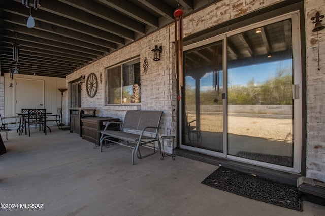 view of patio / terrace featuring a porch