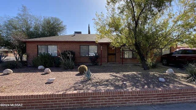 view of front of home