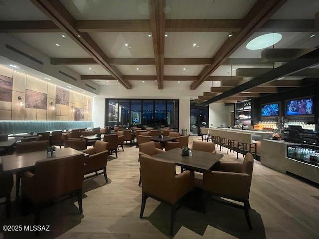 2435 E Mayview Dr, Green Valley, AZ 85614 - lobby featuring beamed ceiling and coffered ceiling