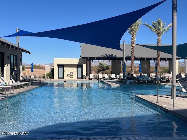 2435 E Mayview Dr, Green Valley, AZ 85614 - community pool featuring a patio area