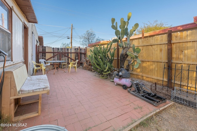 view of patio