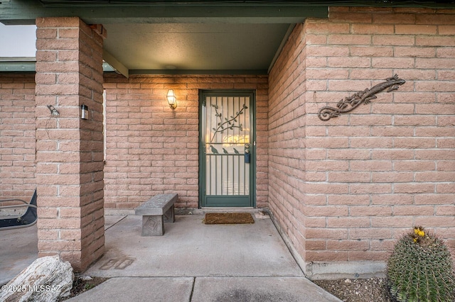 view of entrance to property