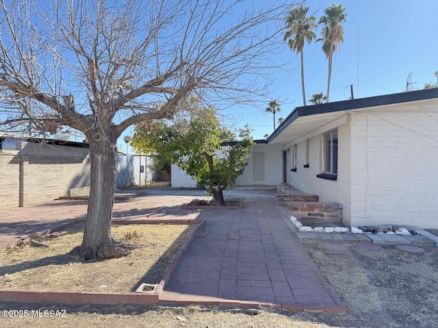 exterior space with a patio area