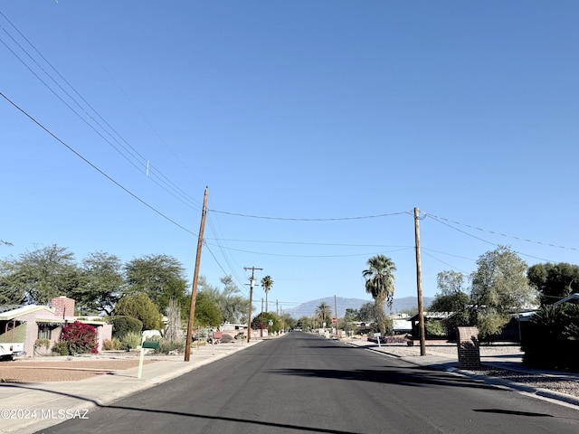 view of road