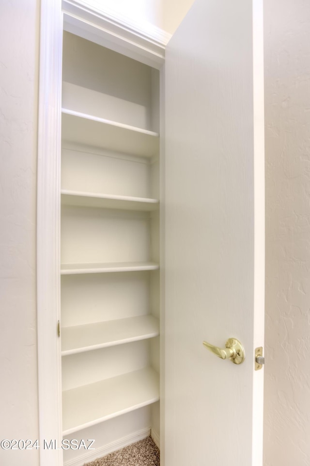 view of closet