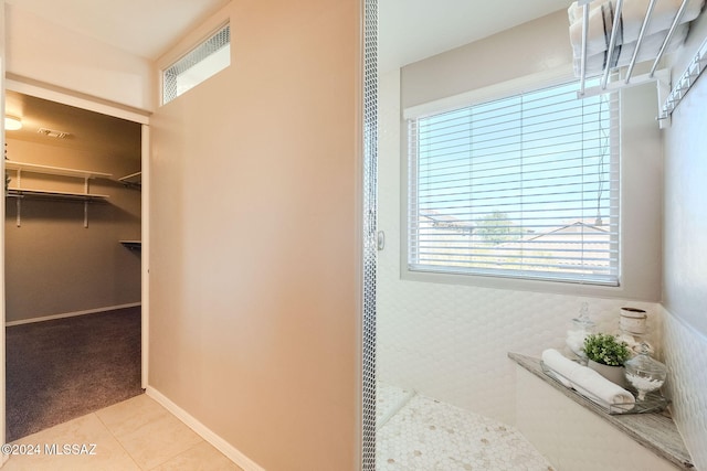 bathroom featuring tile patterned floors