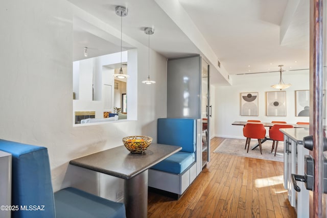 dining room featuring dark hardwood / wood-style floors